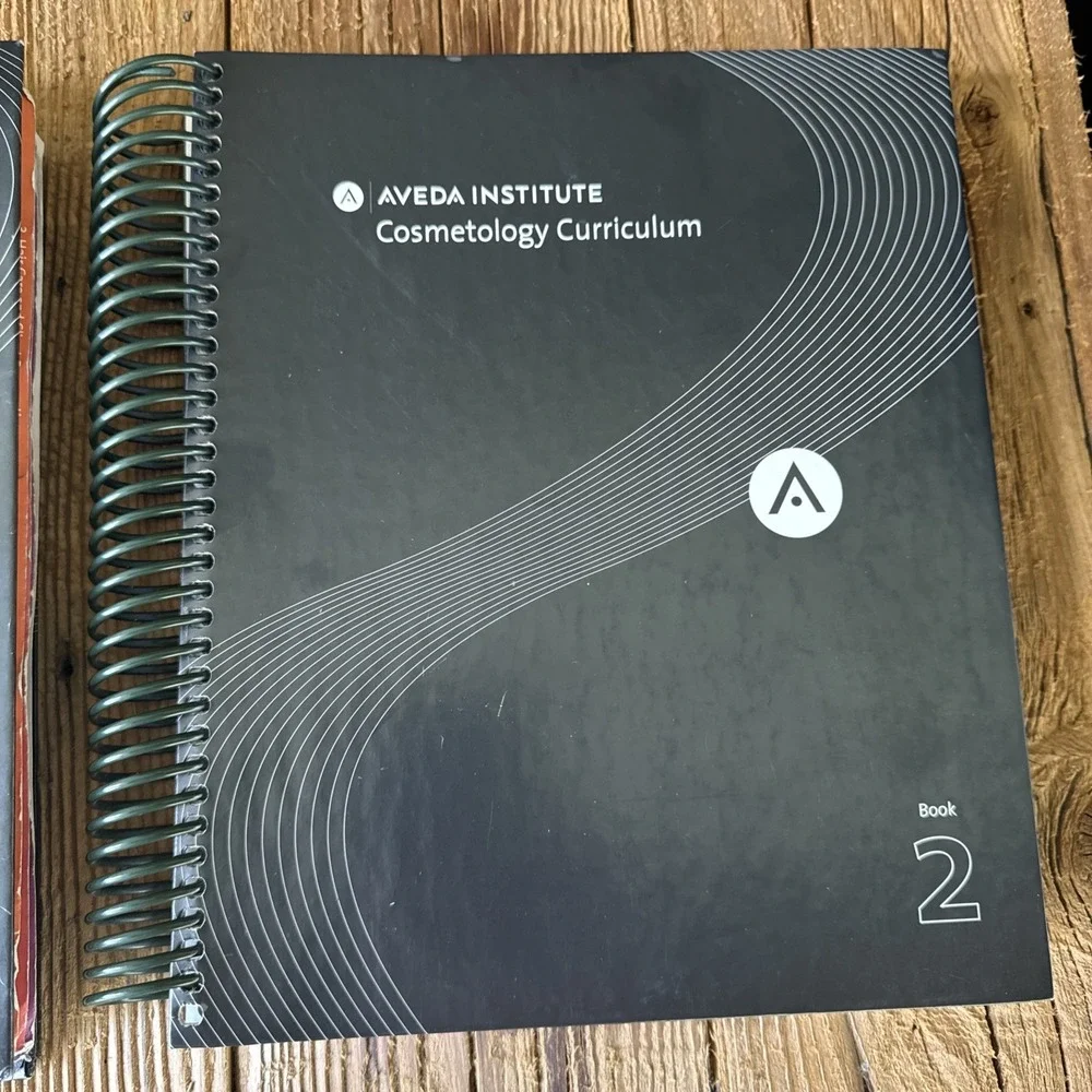 Aveda Institute COSMETOLOGY CURRICULUM Vol 1 & 2 Textbooks